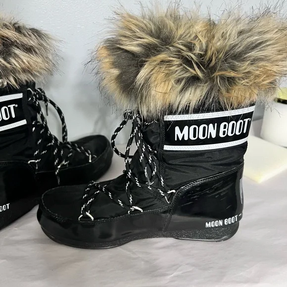 Moon Boot Monaco Low WP 2 women's boots  NWOT sz 8.5 - Picture 8 of 9